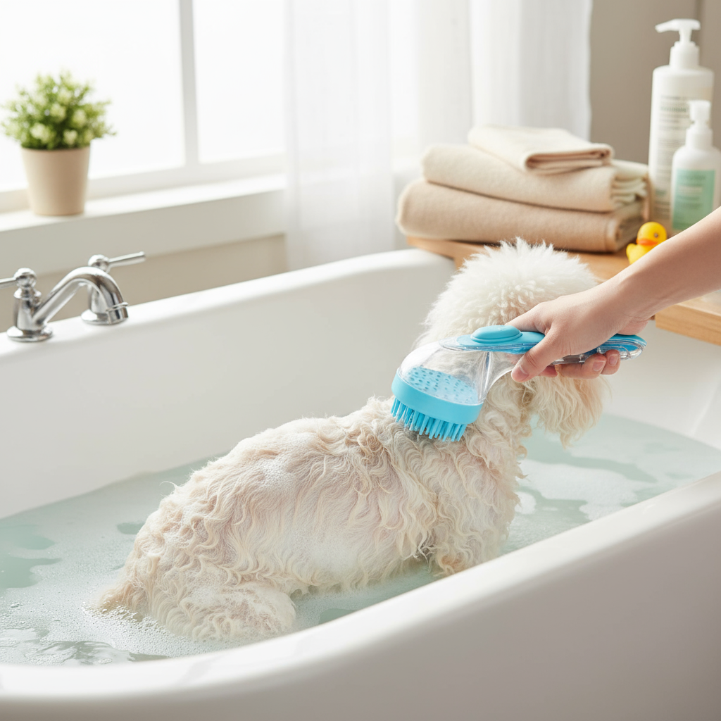 Luxury Bath Brush for Dogs & Cats