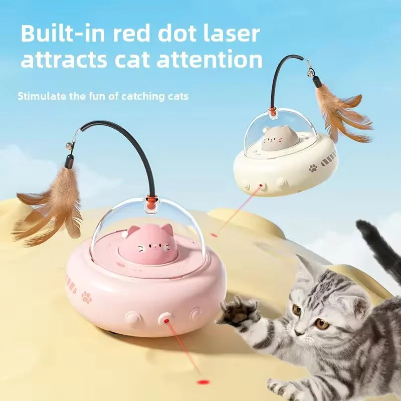 Mini Cat UFO- Interactive Smart Cat Toy