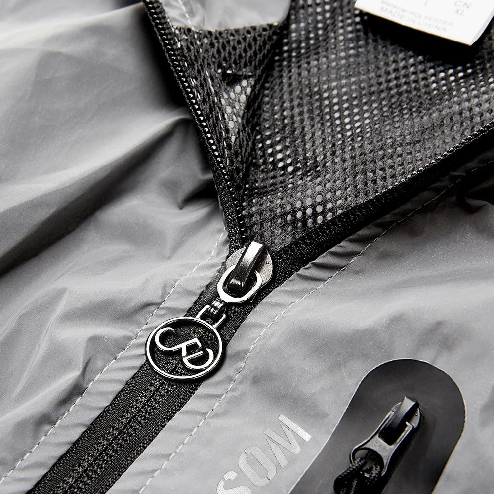 Premium Fully Reflective Walking, Cycling and Horse Riding Outdoor Jacket Hooded