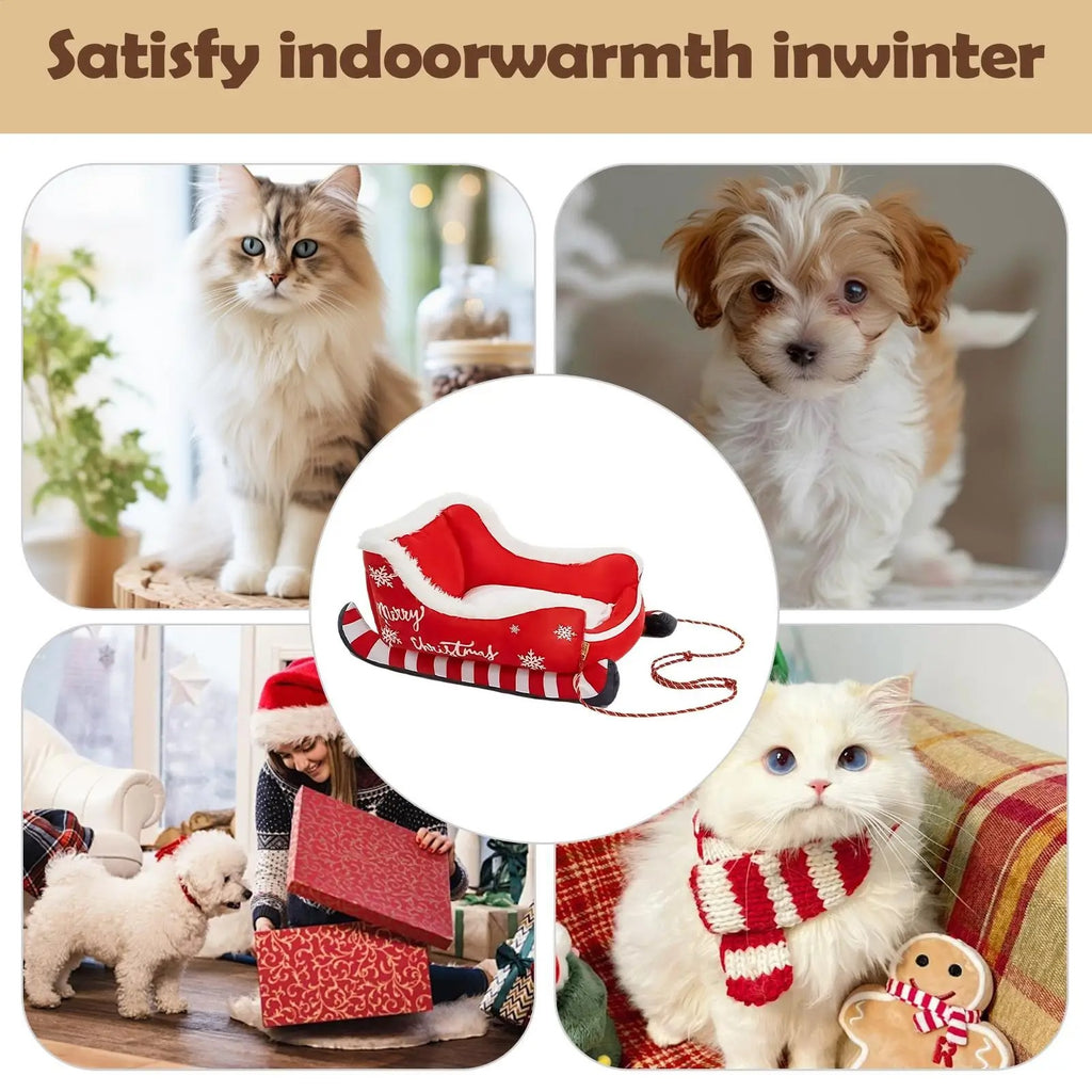 Deluxe Christmas Sleigh Bed