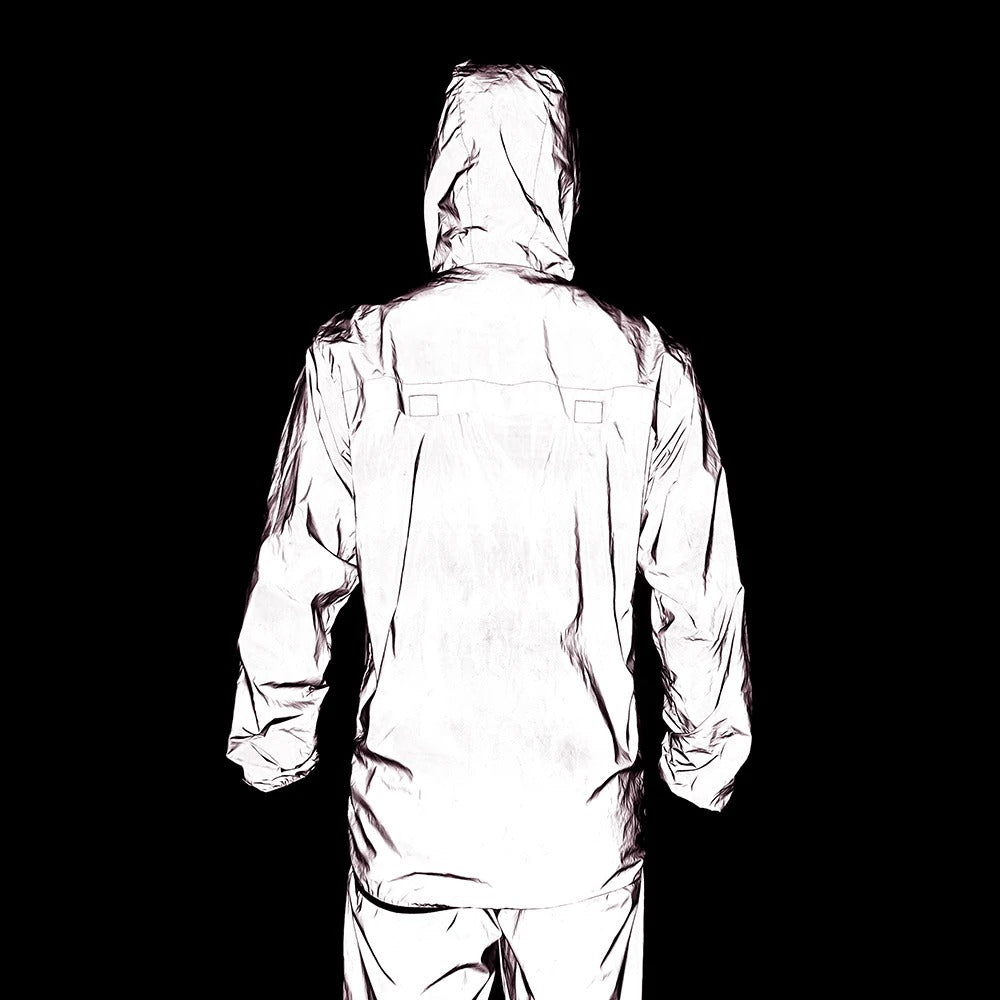 Premium Fully Reflective Walking, Cycling and Horse Riding Outdoor Jacket Hooded