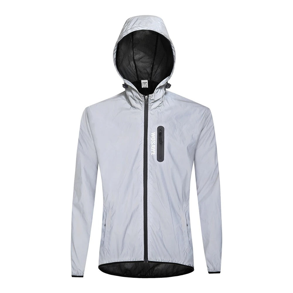 Premium Fully Reflective Walking, Cycling and Horse Riding Outdoor Jacket Hooded