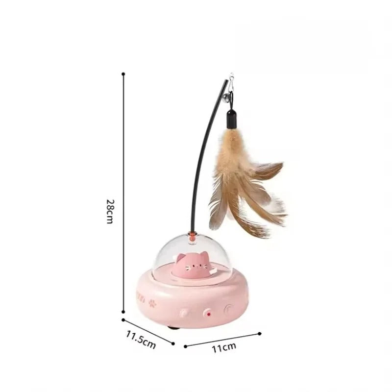 Mini Cat UFO- Interactive Smart Cat Toy